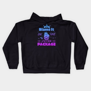 Cruise Blame It On The Drink Package Kids Hoodie